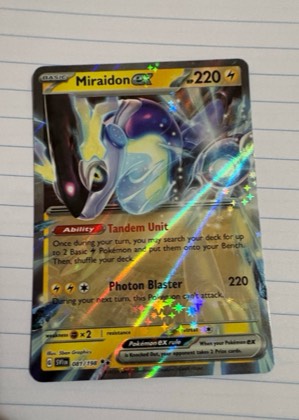 Miraidon ex - 081/198 graded 9