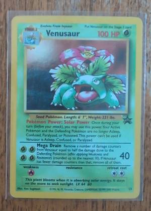 Venusaur, graded 9.0