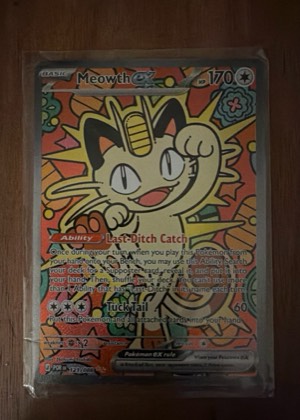 Meowth ex, graded 5.0