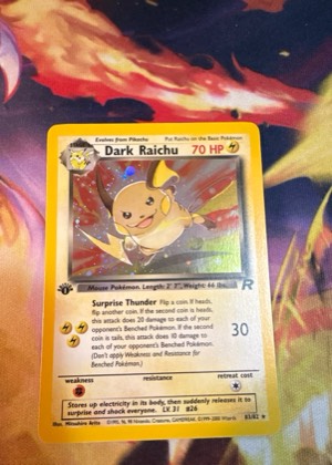 Dark Raichu, graded 9.0
