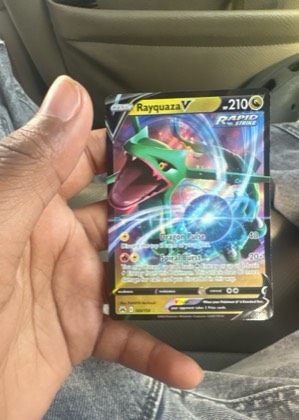 Rayquaza V graded 8