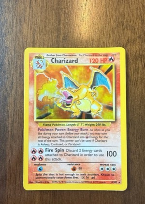 Charizard graded 8