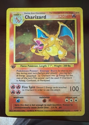 Charizard graded 8.5