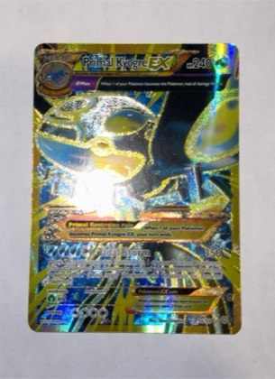 Primal Kyogre EX (Shiny Full Art), graded 7.5