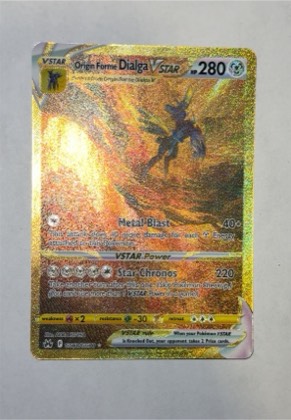 Origin Forme Dialga VSTAR (Secret), graded 9.5