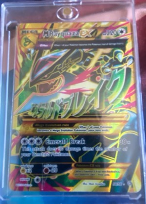 M Rayquaza EX (76) graded 6 & below