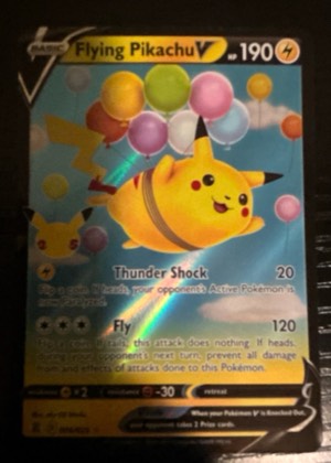 Flying Pikachu V, graded 8.0