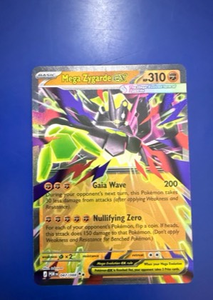 Mega Zygarde ex, graded 9.0