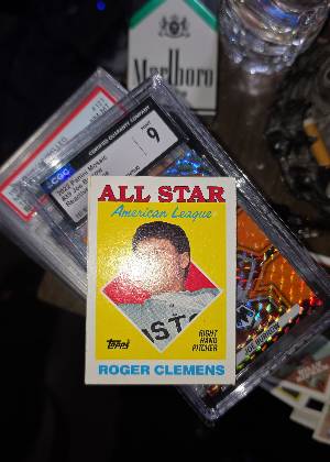 Roger Clemens, graded 8.0