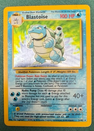 Blastoise, graded 6.5