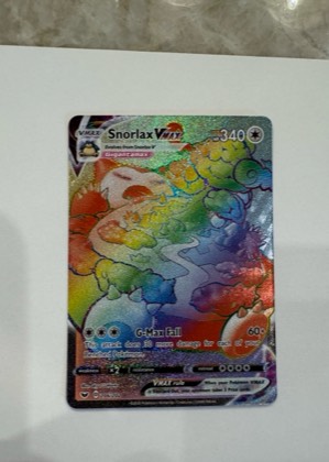 Snorlax VMAX (Secret), graded 9.0