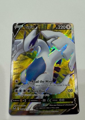 Lugia V (Full Art), graded 9.0