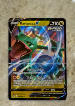 Rayquaza V, graded 9.0