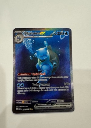 Blastoise ex - 200/165 graded 9.5