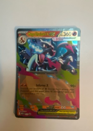 Mega Charizard X ex, graded 8.0
