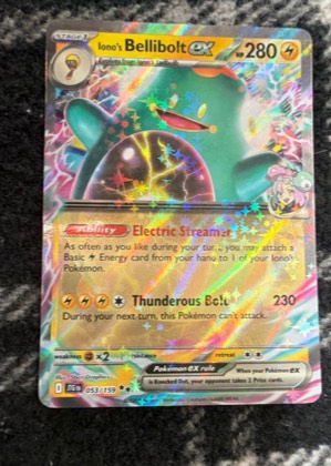 Iono's Bellibolt ex, graded 9.5