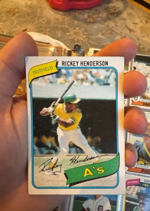 Rickey Henderson graded 7