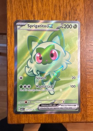 Sprigatito ex graded 9