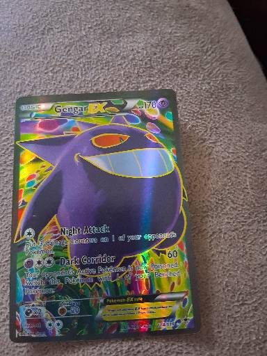 Gengar EX (114 Full Art), graded 9.0