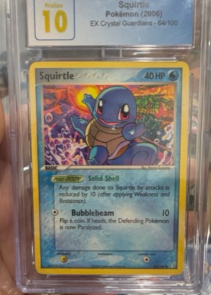 Squirtle, graded 10.0