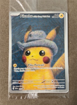 Pikachu with Grey Felt Hat graded 6 & below