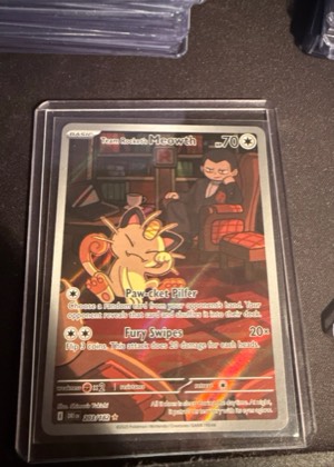 Team Rocket's Meowth, graded 9.0