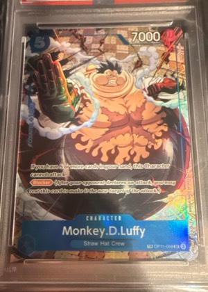 Monkey.D.Luffy (058), graded 9.0