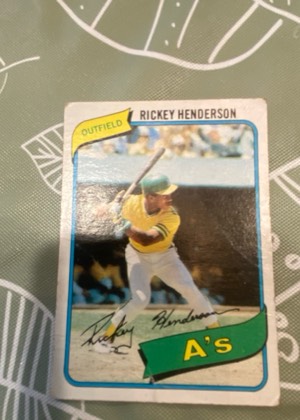 Rickey Henderson, graded 6.0