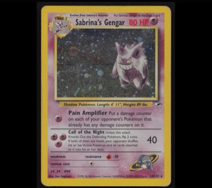 Sabrina's Gengar, graded 6.5
