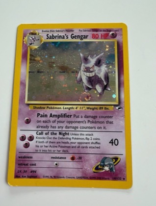 Sabrina's Gengar, graded 8.0