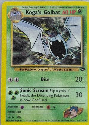 Koga's Golbat, graded 9.0