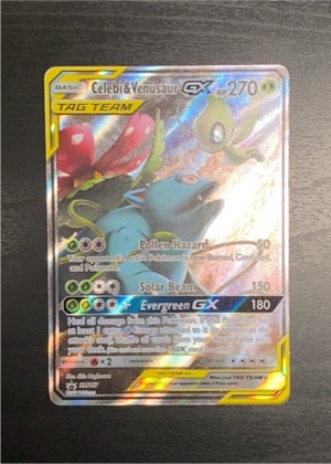 Celebi & Venusaur GX - SM167 graded 9