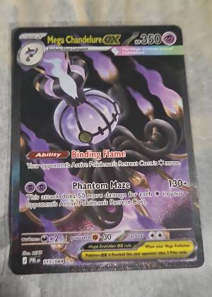 Mega Chandelure ex, graded 8.5