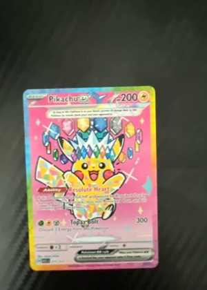 Pikachu ex - 277/217 graded 8