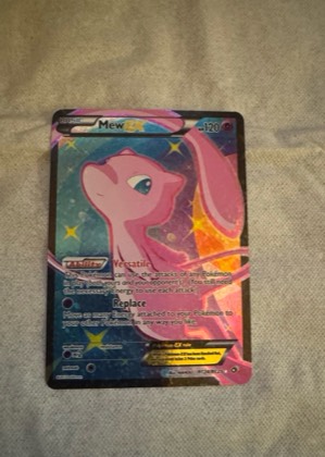 Mew EX (Full Art), graded 8.5