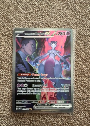 Team Rocket's Mewtwo ex, graded 9.0