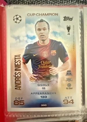 Andrés Iniesta, graded 9.0