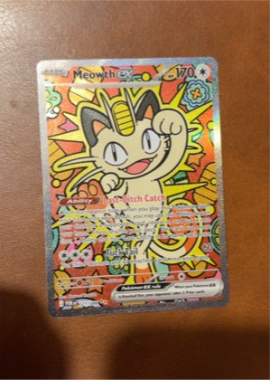 Meowth ex - 121/088 graded 6 & below