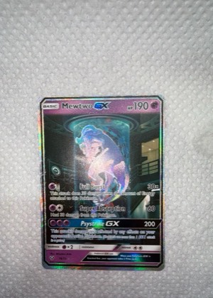 Mewtwo GX (Secret Shining), graded 9.0