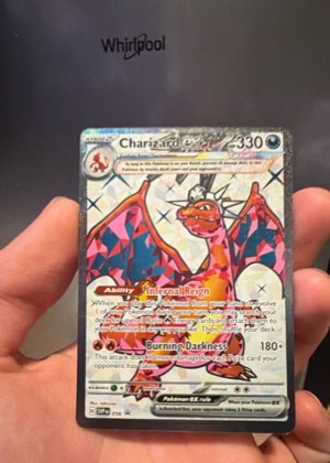 Charizard ex, graded 7.5