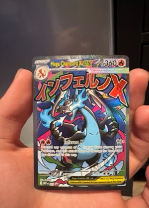 Mega Charizard X ex, graded 9.0