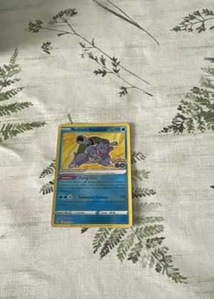 Radiant Blastoise graded 8.5