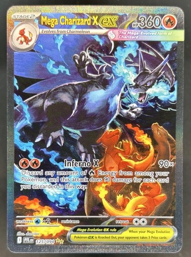 Mega Charizard X ex, graded 9.0