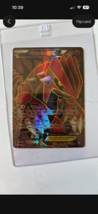 Groudon EX (106 Full Art), graded 8.0