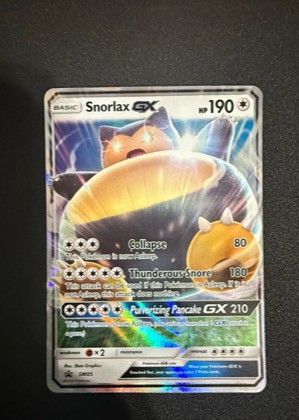 Snorlax GX - SM05, graded 9.0