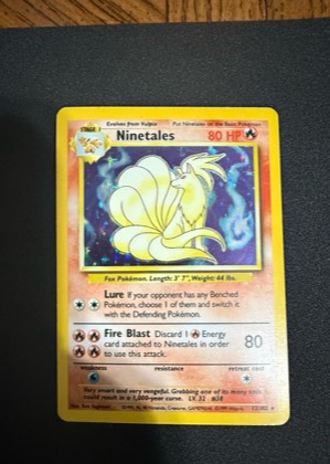 Ninetales, graded 7.5