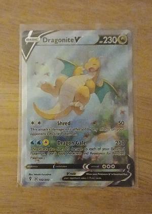 Dragonite V (Alternate Full Art), graded 8.5