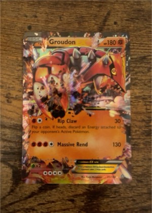 Groudon EX, graded 8.5