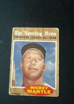 Mickey Mantle, graded 1.0