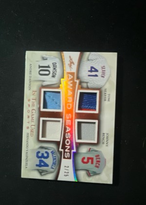 Seaver / Bench / Dawson / Valenzuela, graded 9.0